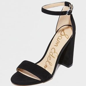 Sam edelman yaro black suede heels